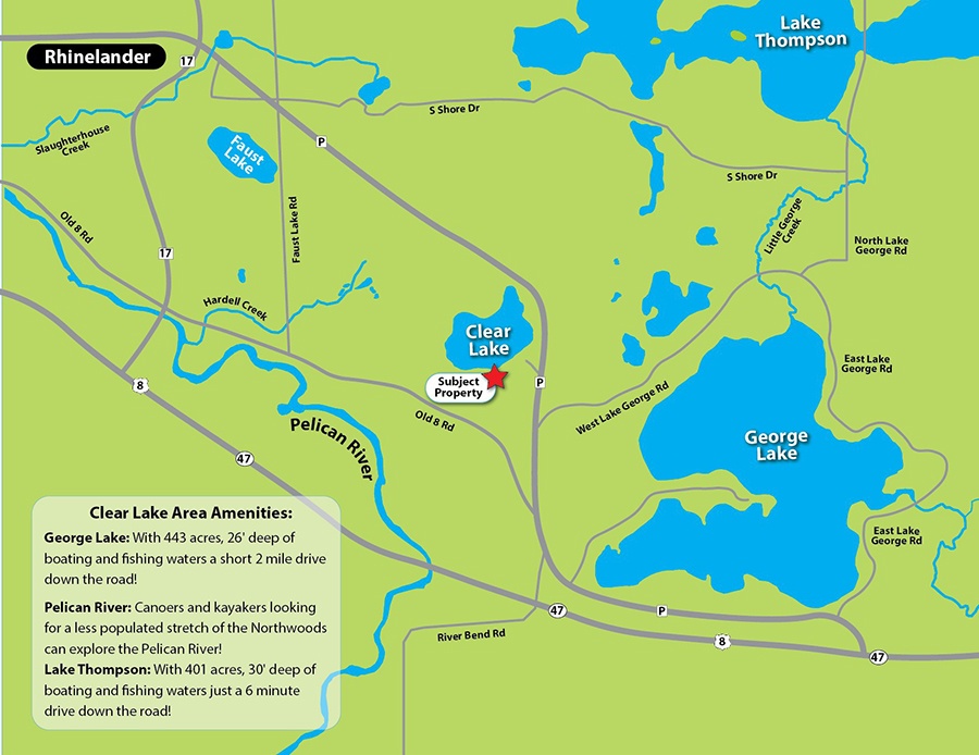 Oneida County Lakefront & Wooded Acreage