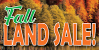 Fall Land Sale!